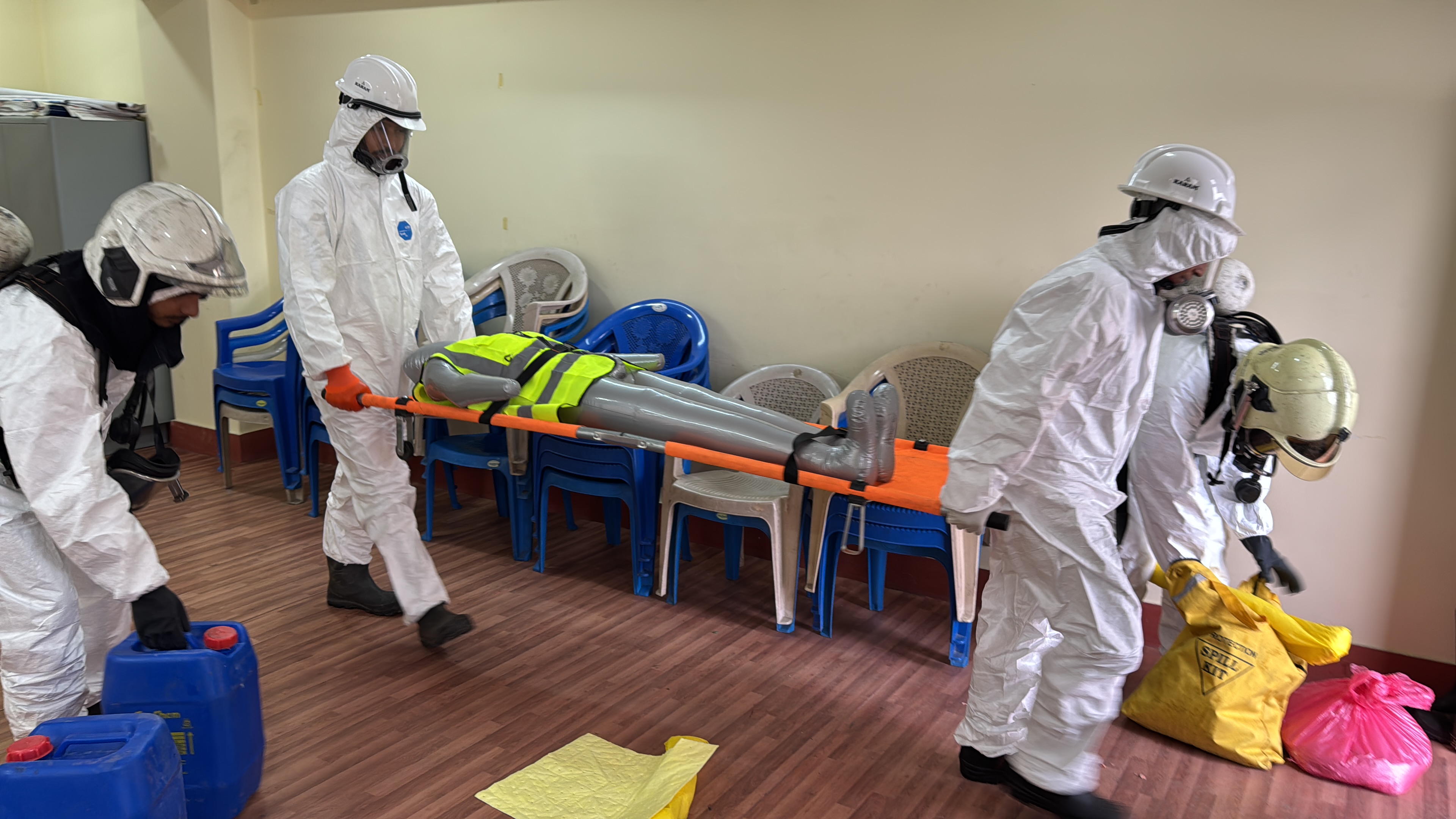 Evacuation training